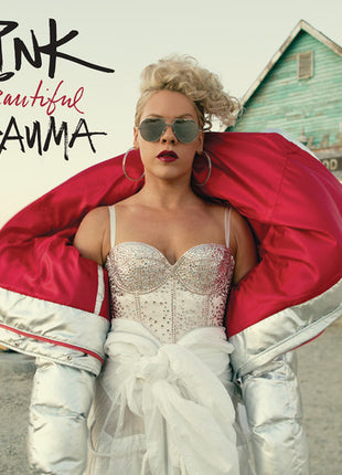 the album cover for P!NK - Beautiful Trauma [LP]
