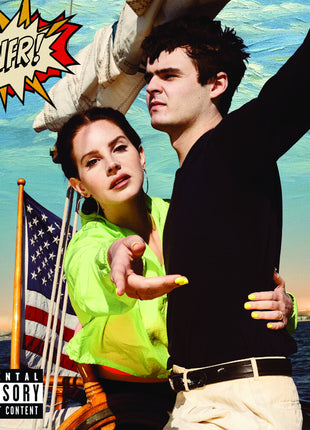 the album cover for Lana Del Rey - NFR!