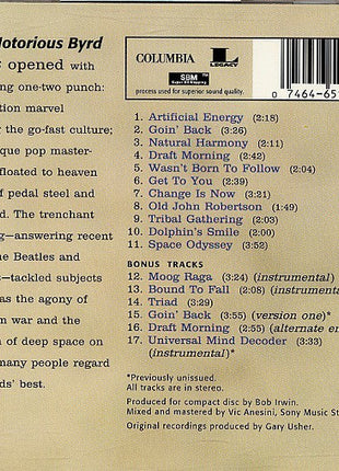 The Byrds : The Notorious Byrd Brothers (CD, Album, RE, RM)