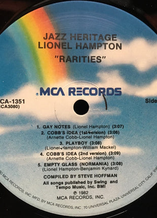 Lionel Hampton : Rarities (LP, Comp)