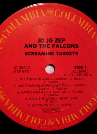 Jo Jo Zep and the Falcons : Screaming Targets (LP, Album, Pit)