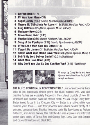Corey Harris & Henry Butler : Vü-Dü Menz (CD, Album)