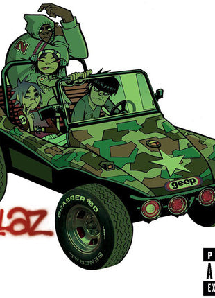 the album cover for Gorillaz - Gorillaz