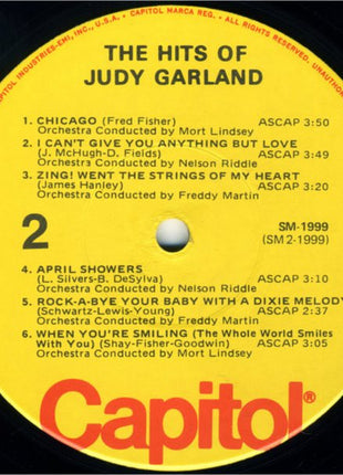 Judy Garland : The Hits Of Judy Garland (LP, Comp, Mono)