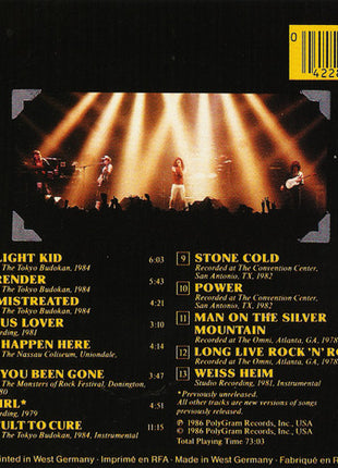 Rainbow : Finyl Vinyl (CD, Comp)