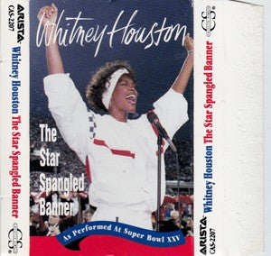 Whitney Houston : The Star Spangled Banner (Cass, Single, "Cl)