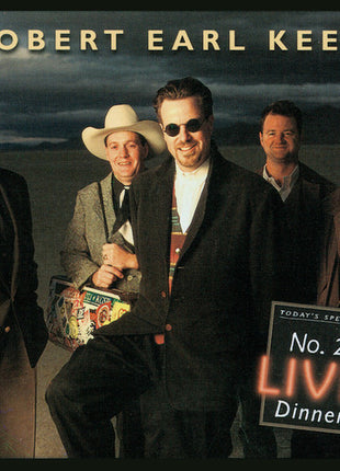 the album cover for Robert Earl Keen - No. 2 Live Dinner [Limited Edition Salmon 2LP]