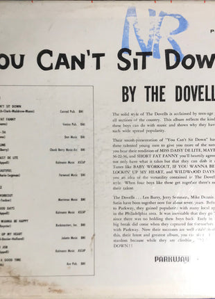 The Dovells : You Can't Sit Down (LP, Album, Mono)