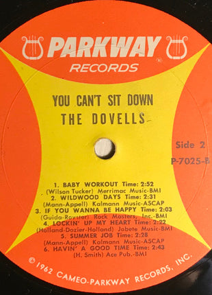 The Dovells : You Can't Sit Down (LP, Album, Mono)
