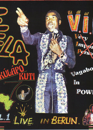 the album cover for Fela Kuti - V.i.p.