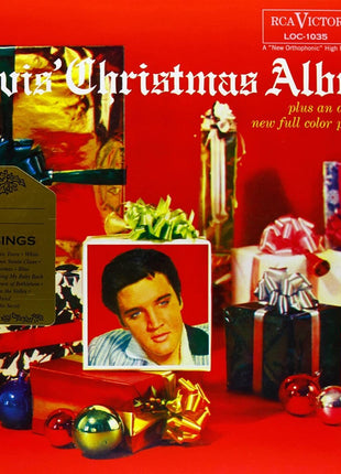the album cover for Elvis Presley - Elvis' Christmas Album