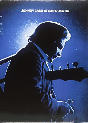 the album cover for Johnny Cash - At San Quentin