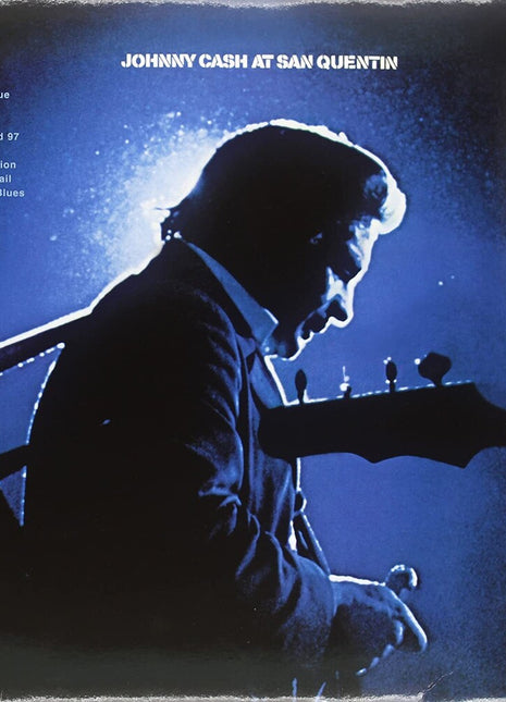 the album cover for Johnny Cash - At San Quentin