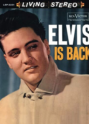 the album cover for Elvis Presley - Elvis Is Back!