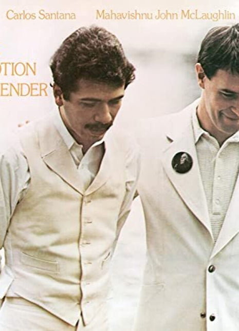 the album cover for Carlos Santana / Mclaughlin,Mahavishnu John - Love Devotion Surrender