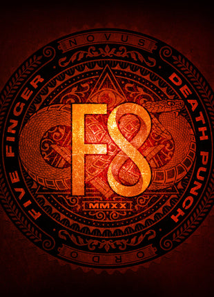the album cover for Five Finger Death Punch - F8