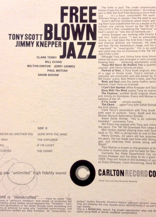 Tony Scott (2) / Jimmy Knepper : Free Blown Jazz (LP, Album, Mono)