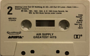Air Supply : Greatest Hits (Cass, Comp, Club, RE, Dol)