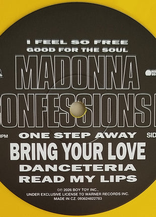 Madonna : Confessions II (LP, Album, Mixed, Yel)