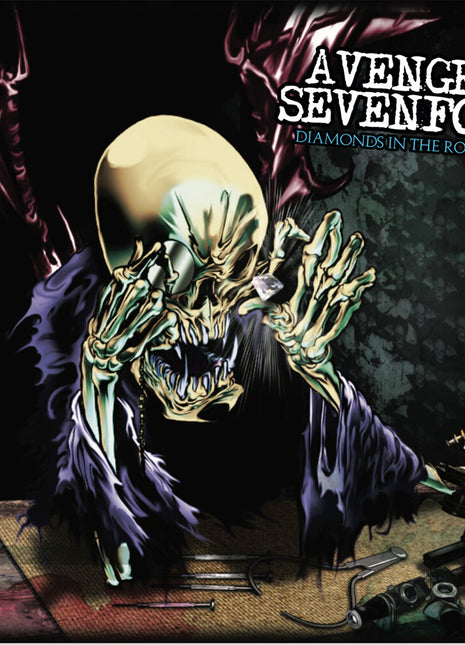 the album cover for Avenged Sevenfold - Diamonds in the Rough [Limited Edition Clear 2LP]