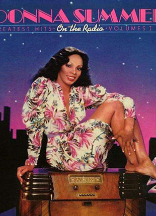 the album cover for Donna Summer - On The Radio: Greatest Hits Vol. I & II [Pink & Lavender 2LP]
