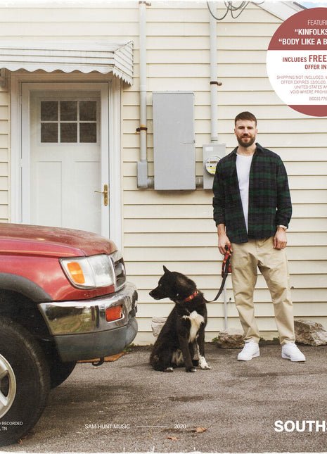 the album cover for Sam Hunt - SOUTHSIDE
