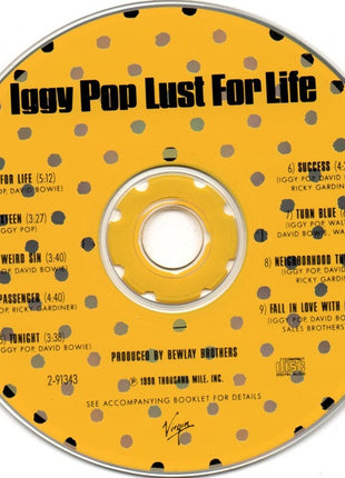 Iggy Pop : Lust For Life (CD, Album, RE)
