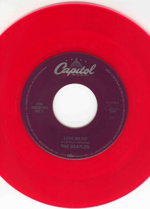 The Beatles : Love Me Do (7", Single, Mono, Jukebox, MP, RE, Red)