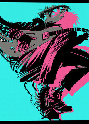 the album cover for Gorillaz - The Now Now