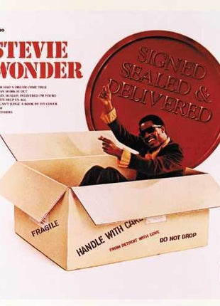 the album cover for Stevie Wonder - Signed, Sealed And Delivered [LP]