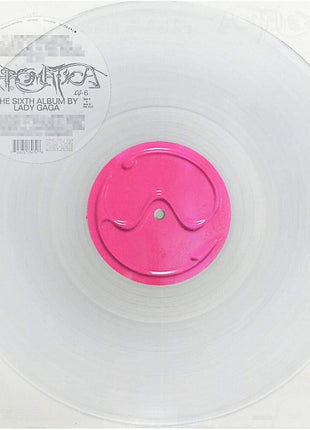 the album cover for Lady Gaga - Chromatica [Milky Clear LP]