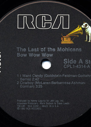 Bow Wow Wow : The Last Of The Mohicans (12", EP)