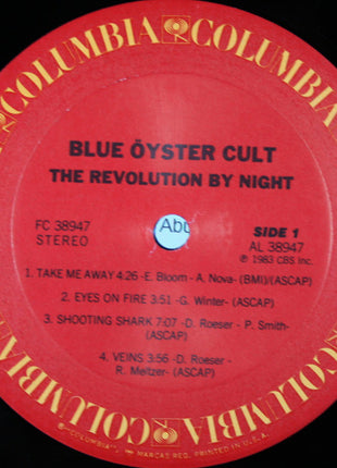 Blue Öyster Cult : The Revölution By Night (LP, Album, Pit)