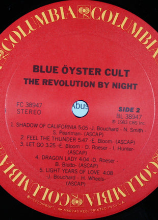 Blue Öyster Cult : The Revölution By Night (LP, Album, Pit)