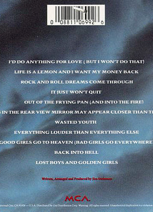 Meat Loaf : Bat Out Of Hell II: Back Into Hell (CD, Album)