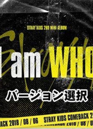 the album cover for Stray Kids - I Am Who (Random Cover)