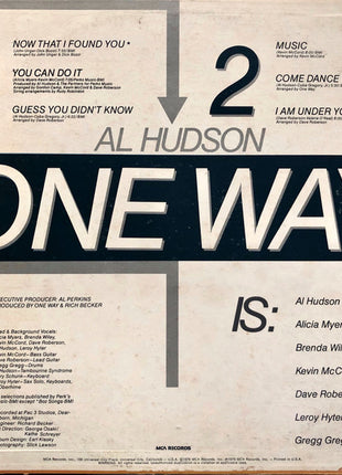 One Way Featuring Al Hudson : One Way Featuring Al Hudson (LP, Album, Glo)