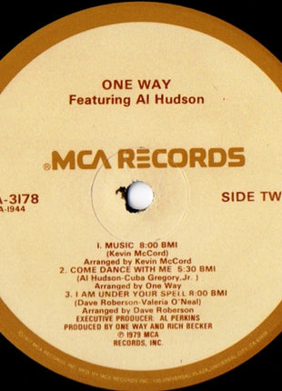 One Way Featuring Al Hudson : One Way Featuring Al Hudson (LP, Album, Glo)