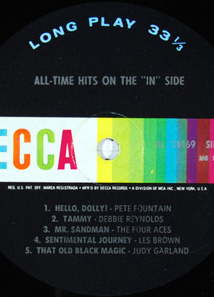 Various : All-Time Hits On The "In" Side (LP, Comp, Mono)