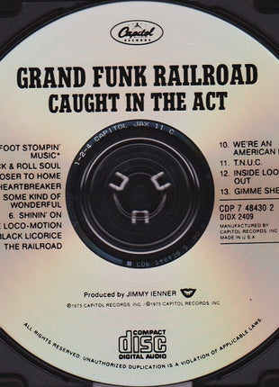 Grand Funk Railroad : Caught In The Act (CD, Album, RE)