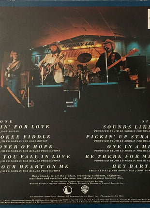 Johnny Lee (3) : Greatest Hits (LP, Album, Comp)