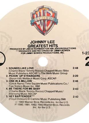 Johnny Lee (3) : Greatest Hits (LP, Album, Comp)