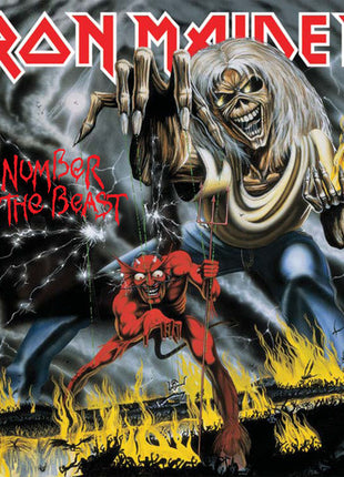 the album cover for Iron Maiden - Number of the Beast