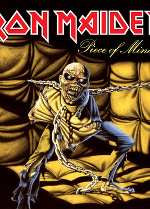 the album cover for Iron Maiden - Piece of Mind