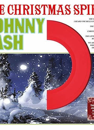 the album cover for Johnny Cash - Christmas Spirit [Colored Vinyl] (Uk)