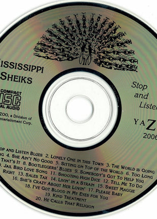 Mississippi Sheiks : Stop And Listen (CD, Comp)