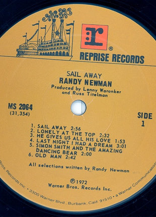 Randy Newman : Sail Away (LP, Album, RE)