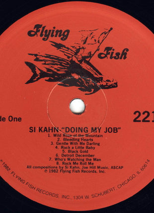 Si Kahn : Doing My Job (LP, Album)