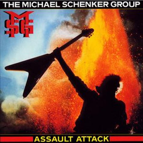 The Michael Schenker Group : Assault Attack (LP, Album, RE, Car)