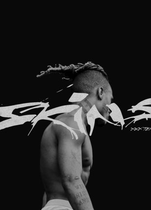 the album cover for XXXTentacion - Skins